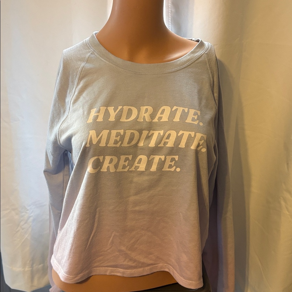 Wildfox Ombré Sky Lightweight Sweatshirt